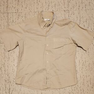 Balmain Paris Button Down Short Sleeve Casual Dress Shirt Vintage Y2K